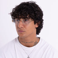 SMOKE SQUARE GOLD trasparente 25