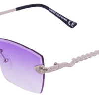 SNAKE SILVER viola sfumato