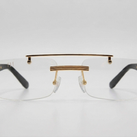 BANGS RECTANGLE BLACK trasparente