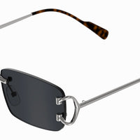 BETON SILVER SQUARE nero scuro