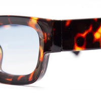 GUILT LEOPARD azzurro sfumato serale