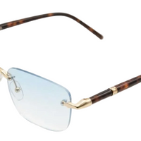 RAIS LEOPARD azzurro sfumato serale