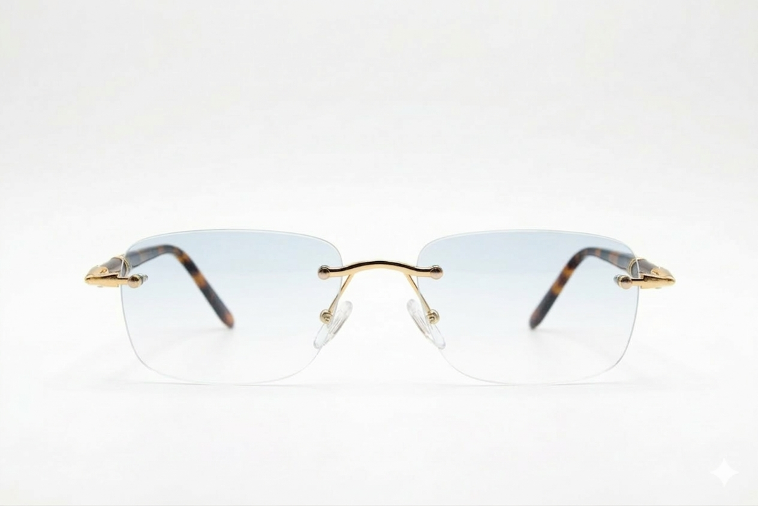 RAIS LEOPARD azzurro sfumato serale