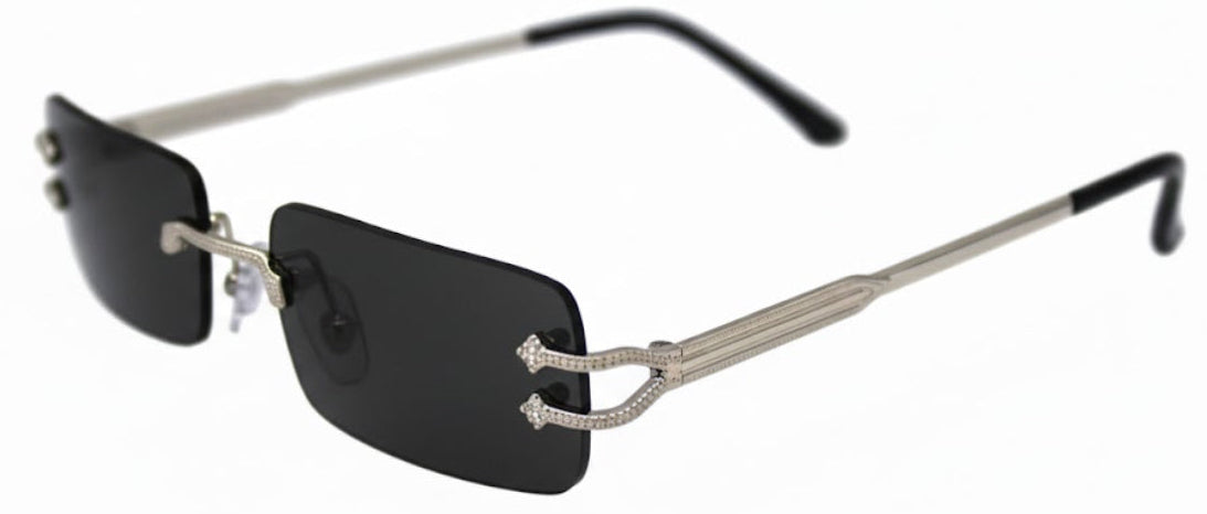 OSLO SILVER RECTANGLE nero intero