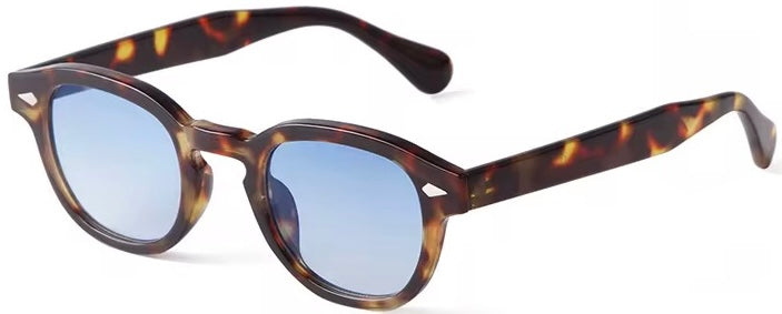 VIBE LEOPARD azzurro sf. serale