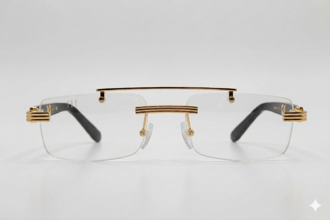 BANGS RECTANGLE BLACK trasparente