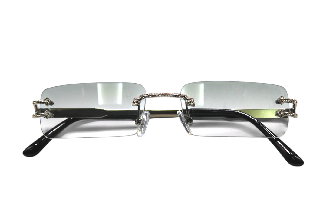 OSLO SILVER RECTANGLE grigio sfumato serale