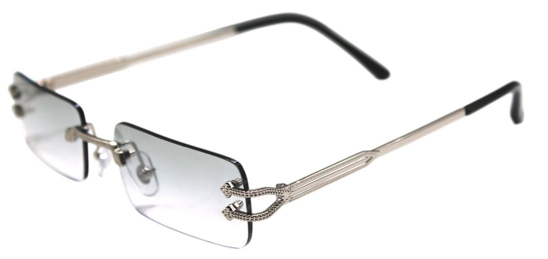 OSLO SILVER RECTANGLE grigio sfumato serale