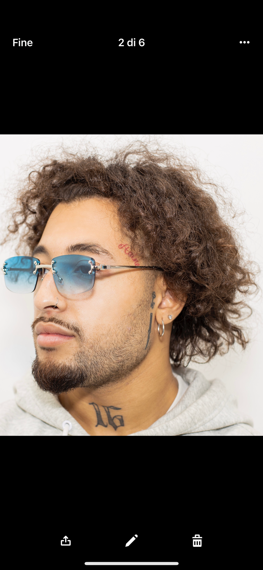 Occhiali serali 2025